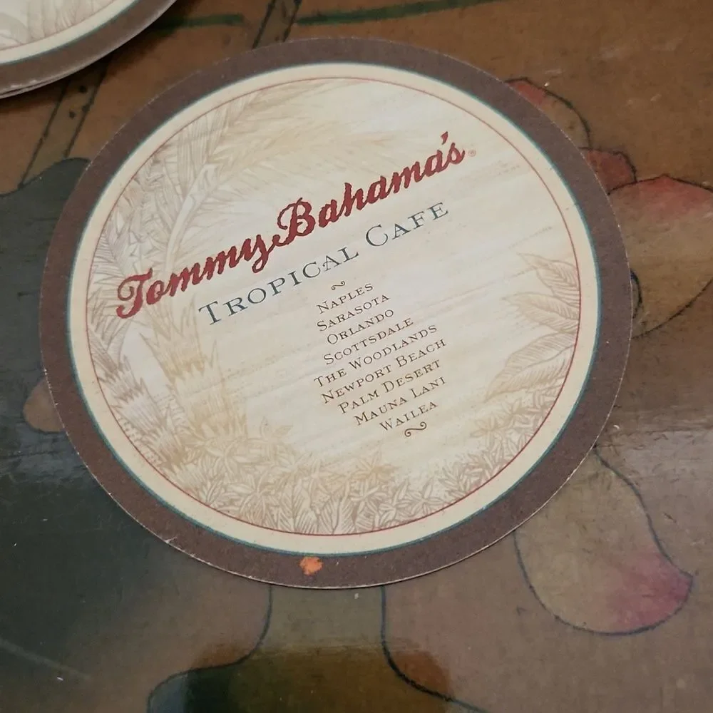 Tommy Bahama Bar Drink Coasters Lot of 8